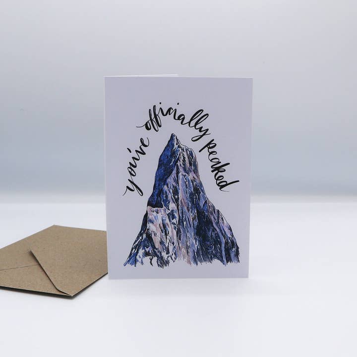 Discover and Draw – wholesale Birthday card – You've Officially Peaked Greeting Card1