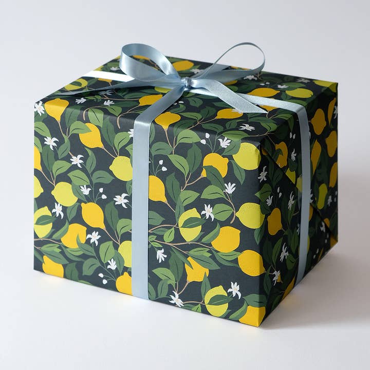 Haferkorn & Sauerbrey - Venta al por mayor Sobre de papel de regalo - Papel de regalo de limón0