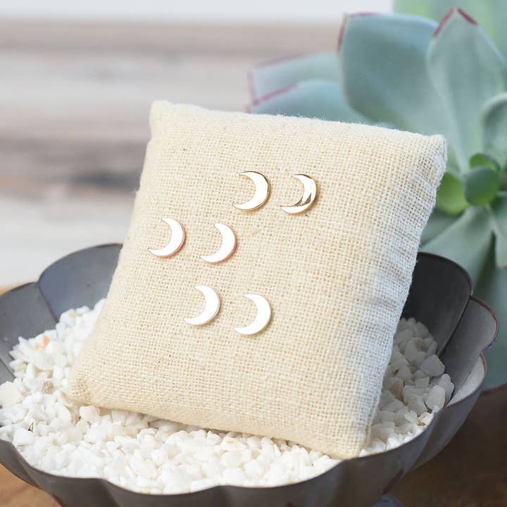 Boucles d'oreilles Luna pour la vente par Lauren Lane