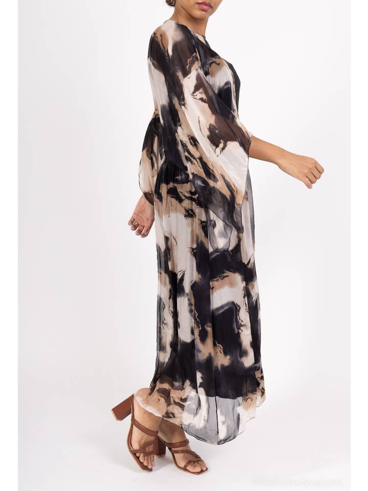 Shyloh – Großhandel Kleid – Damen – 2-in-1 Seidenkleid mit Druck 3046813