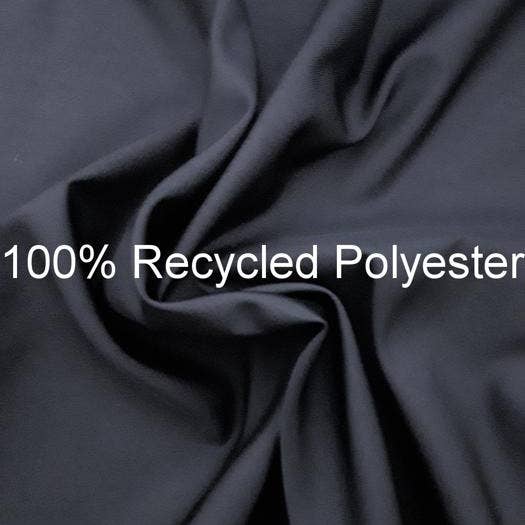 MAGNA FABRICS – wholesale Fabric – Dark Navy 100% Recycled Polyester Soft & Silky Pongee Fabric 60 inch wide $5.99 a yard, by the yard Free Shipping