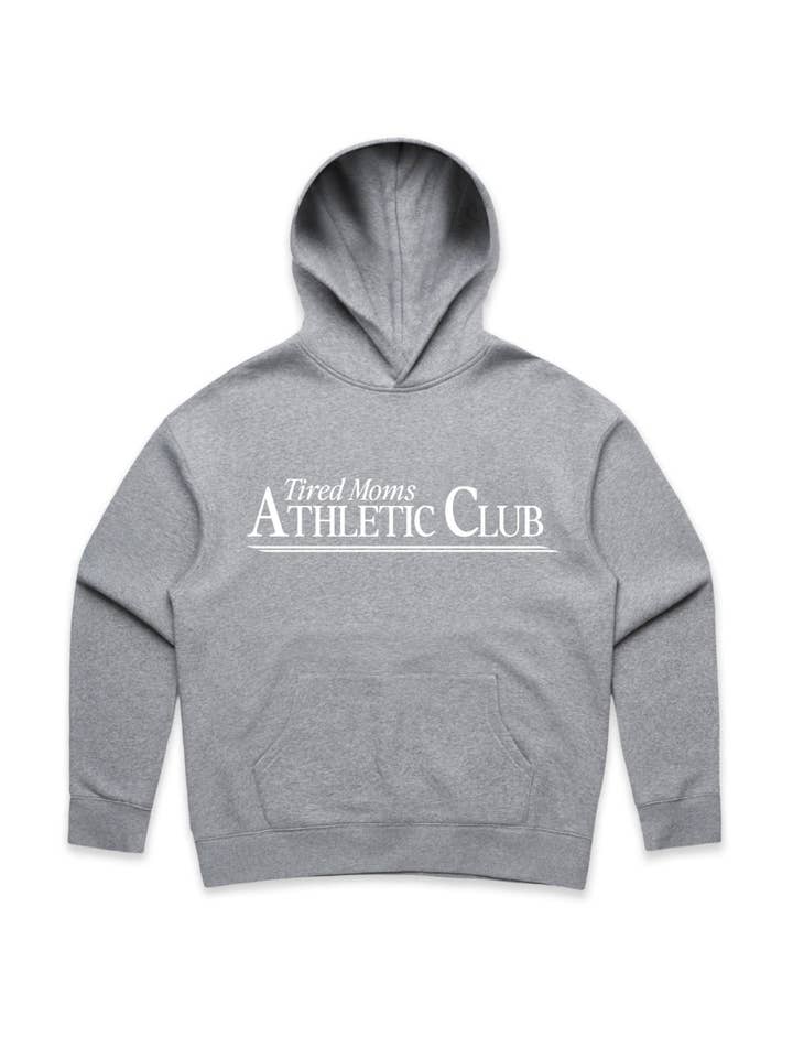 Tired Moms Athletic Club Women's Hooded Sweatshirt for wholesale by Sarah Marie Running Co