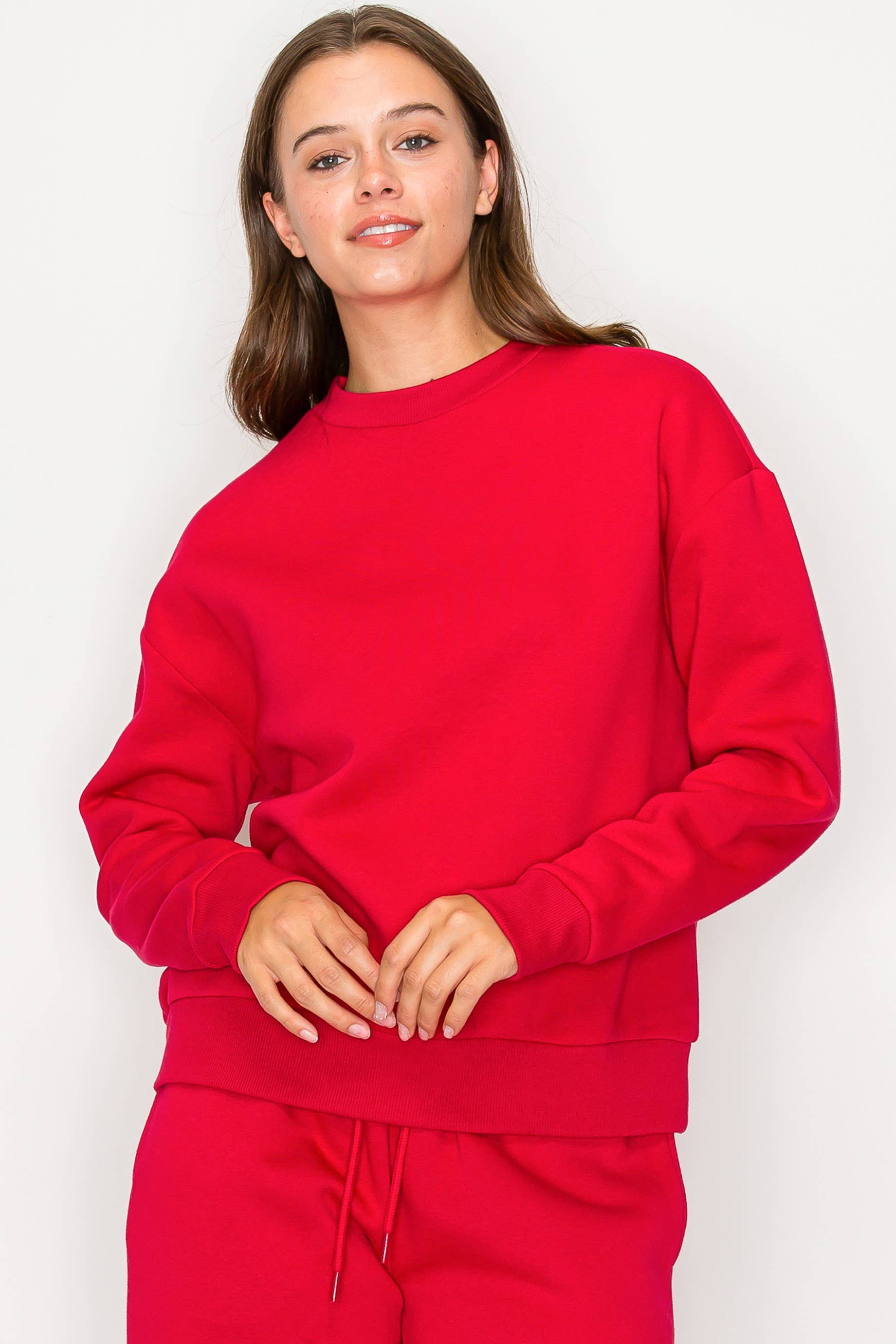 Vanilla Monkey – Engroshandel Sweatshirt - Dame – Afslappet Fleece Crewneck Sweatshirt7