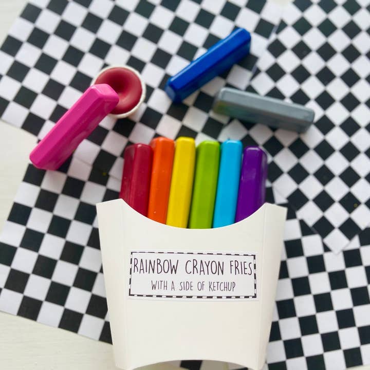 KagesKrayons - Wholesale Crayons – Child & baby - Rainbow Crayon Fries2