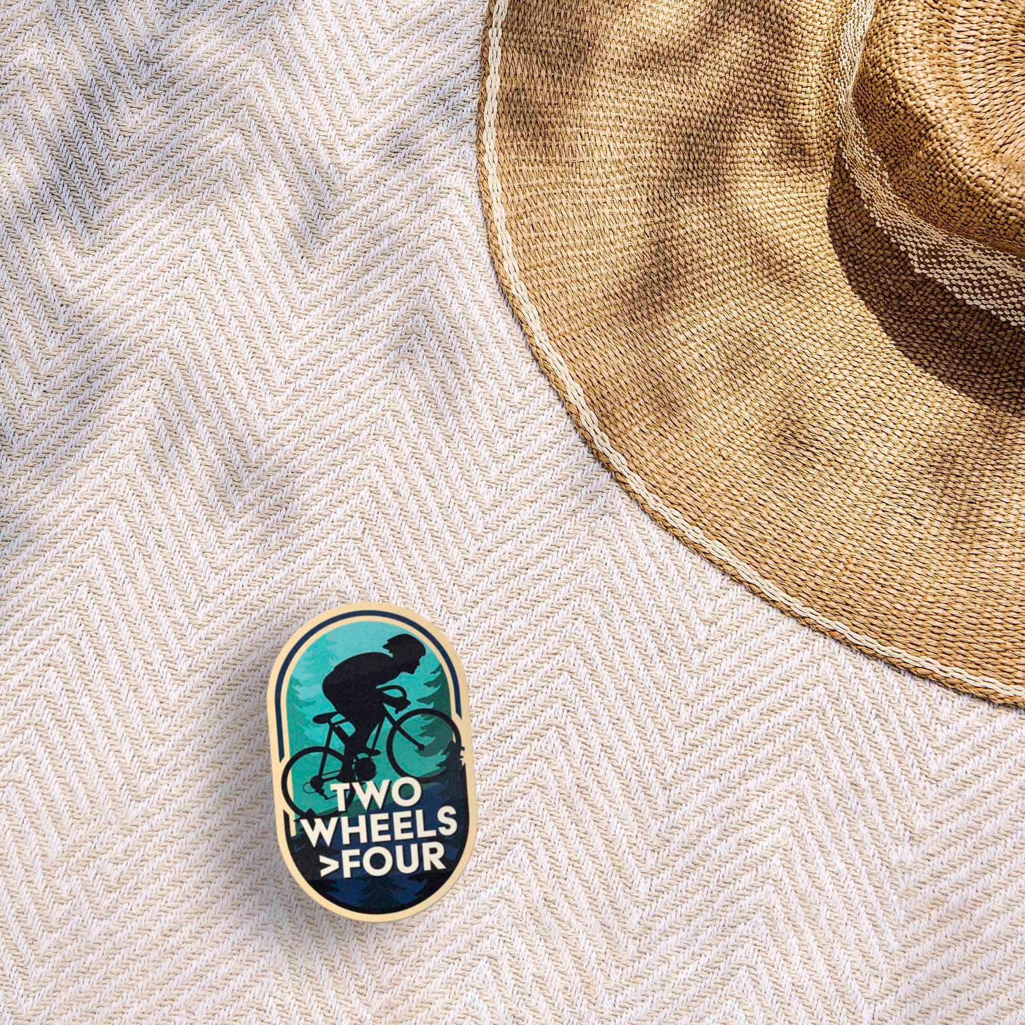 Sentinel Supply - Wholesale Sticker - Two Wheels > Four Mountain Bike Sticker5