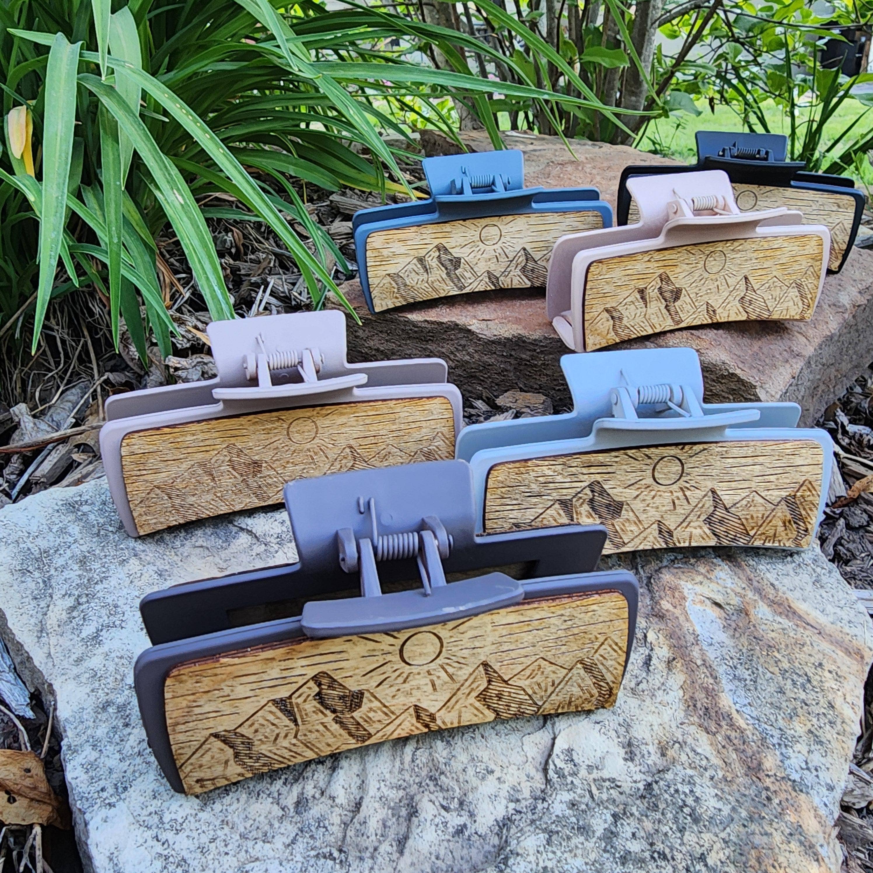 National Parks and Beyond - Wholesale Hair Clip - Women's - National Park Inspired Mountain 2" and 4" Claw Hair Clip1