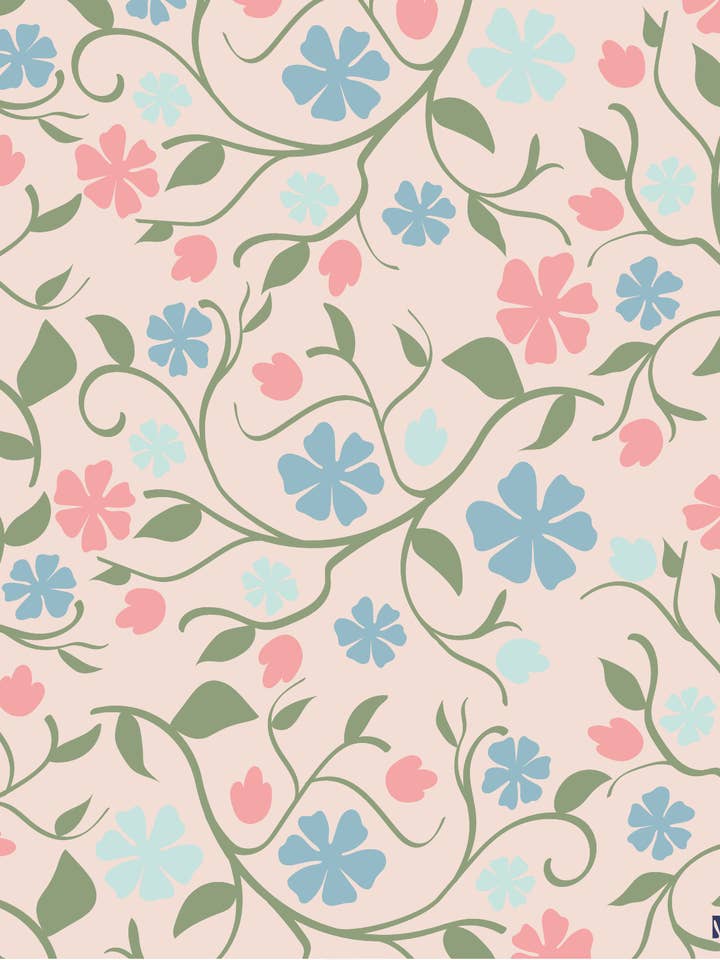 Let’s Mahj-On! Full Floral Mat for wholesale by Let's Mahj-On!