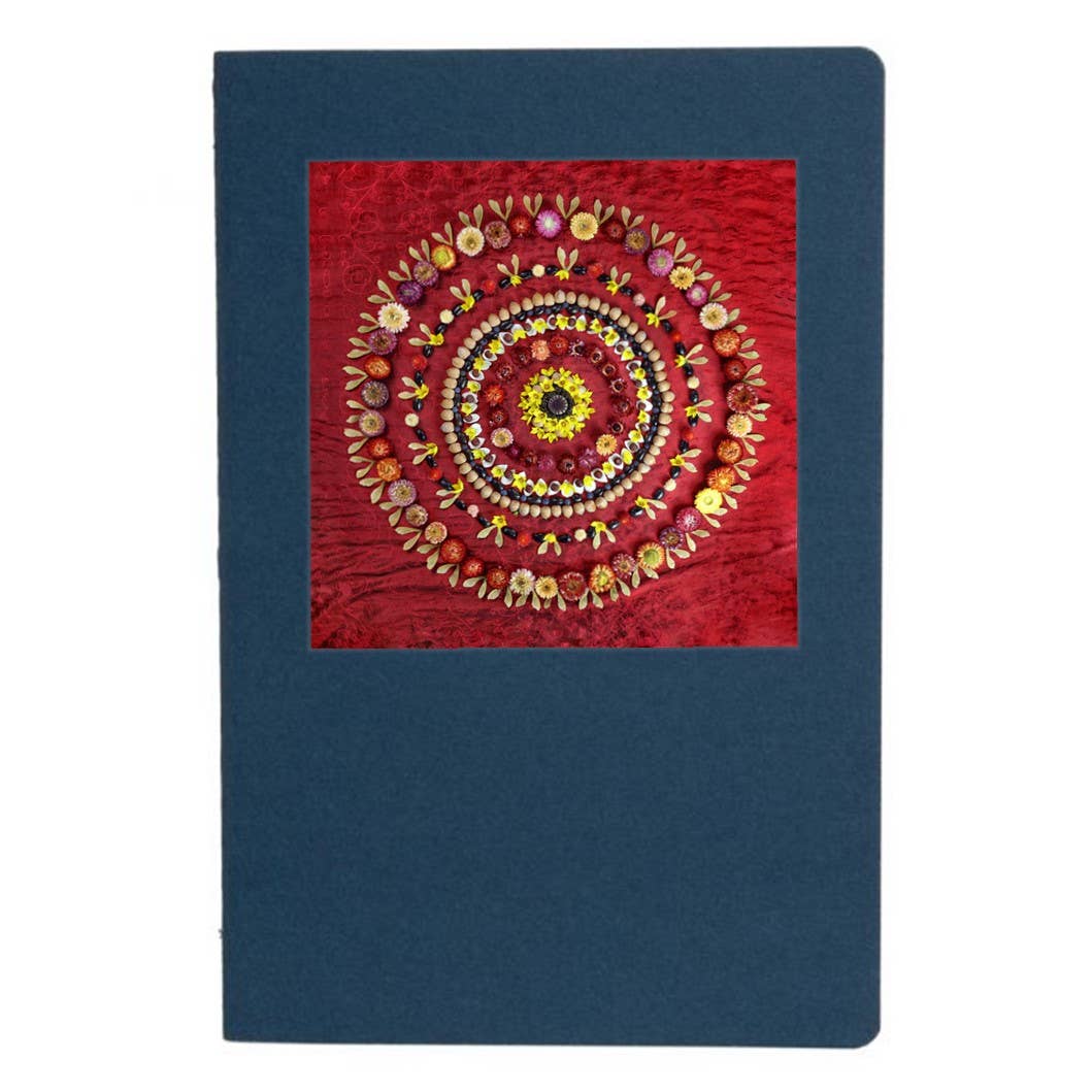 Nature Mandala Art - Wholesale Notebook - Nature / Flower Mandala LG Notebooks:: Earth Tones Designs12