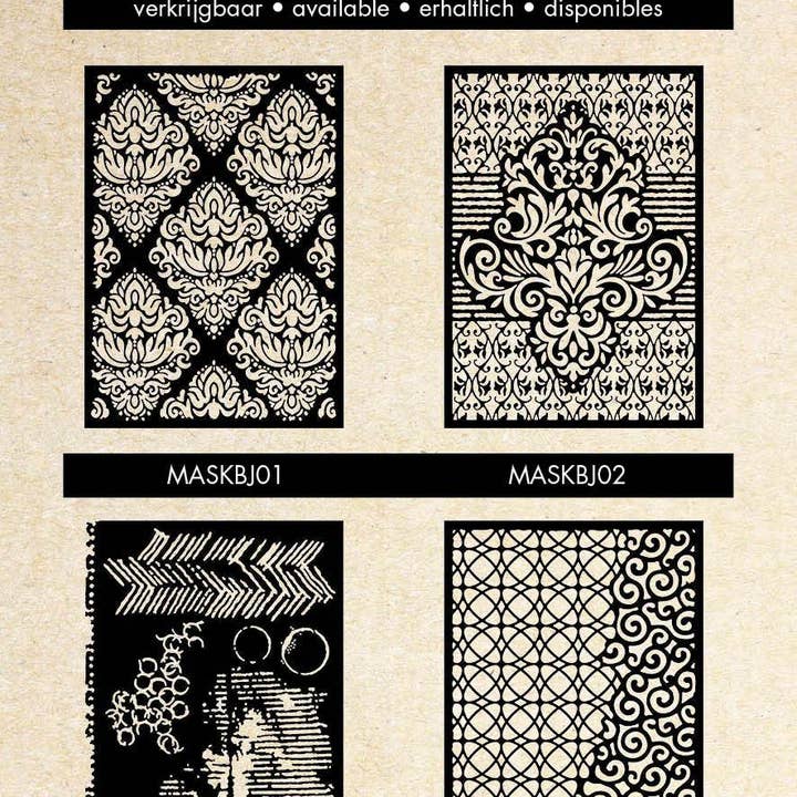 Ecstasy Crafts Distributing - Wholesale Craft Supplies - BJ Mask Essentials By Jolanda de Ronde 150x210mm nr.41