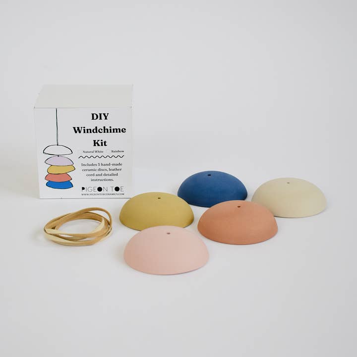 DIY-kit til keramisk vindklokke for engroshandel hos Pigeon Toe Ceramics & Home Textiles