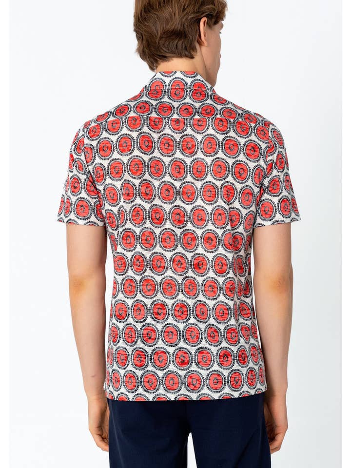 Men's Collared Lightweight Shirt - Round for wholesale on Faire