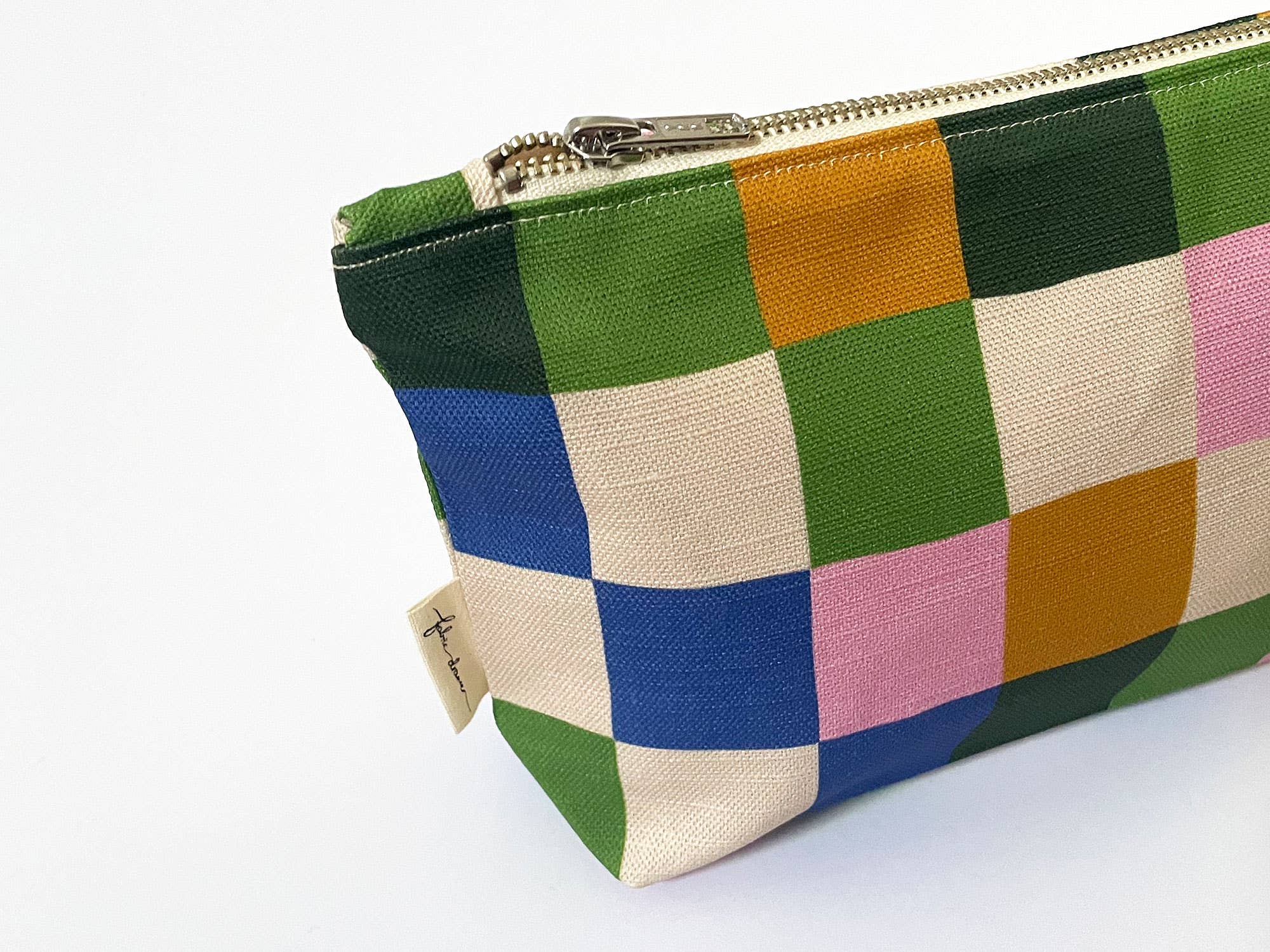 Fabric Drawer - Wholesale Pouch - Women's - Handmade Make-up, Travel, Clutch Zip Purse - Picnic (Dark)2