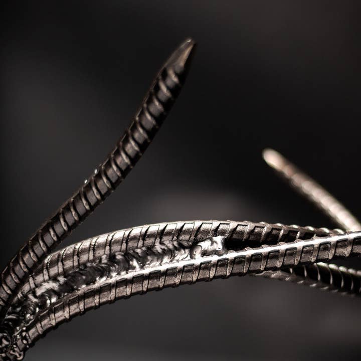 Metal Relic - Wholesale Wall Accent - "The End" 8 Point Deer Buck Skull Wall Sculpture20