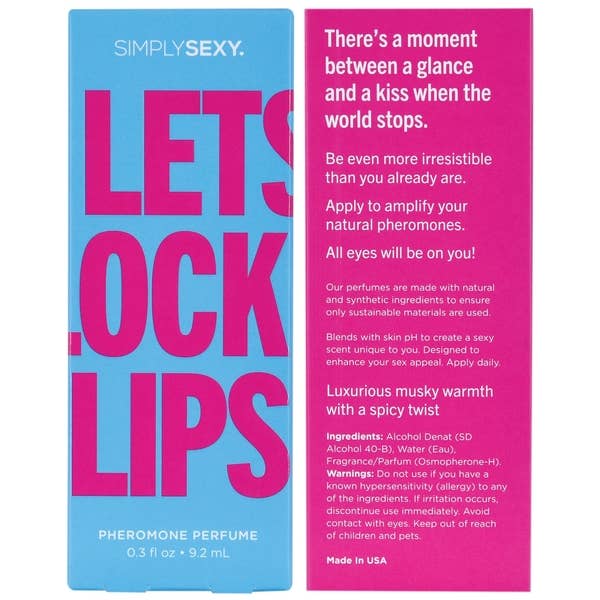 Simply Sexy – Engroshandel Parfume/eau de toilette – LET'S LOCK LIPS Feromon Parfumespray 0,3floz | 9,2mL