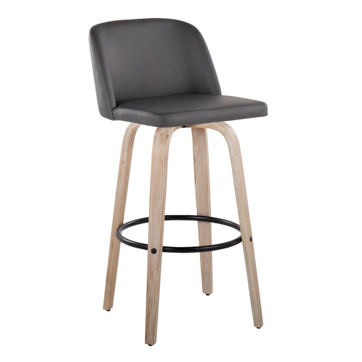 LumiSource and Grandview Gallery - Wholesale Stool - Toriano 26" Fixed Height Counter Stool Q - Set of 290