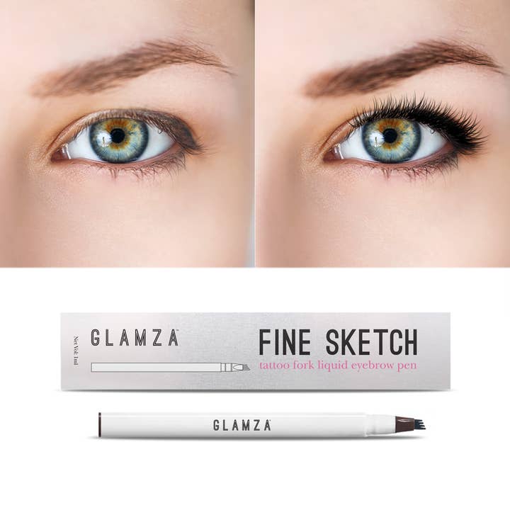 My Wholesale Warehouse - Wholesale Eyebrow Pencil/Filler - Glamza Fine Sketch Tattoo Fork Liquid Eyebrow Pen6