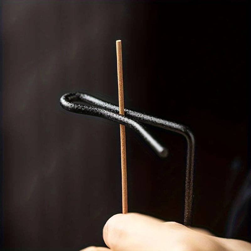 Kiyo Home - Wholesale Incense holder - Upside Down Incense Burner | Walnut Holder | Brass Accent2