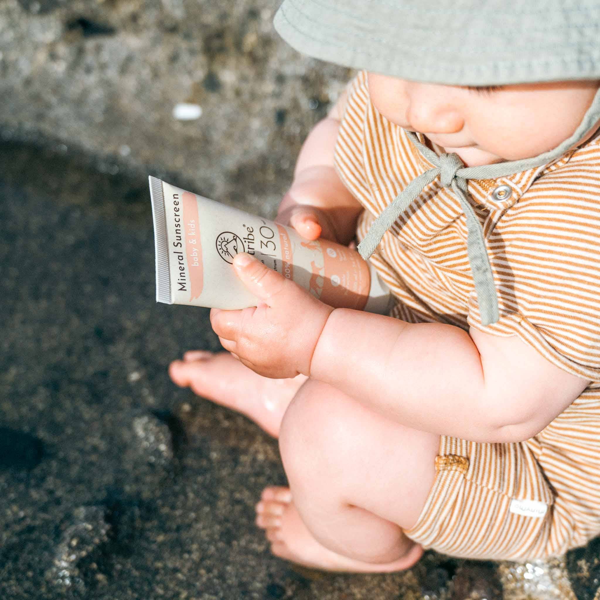 Suntribe - Wholesale Sunscreen - Suntribe Baby & Kids Organic Mineral Sunscreen SPF 302
