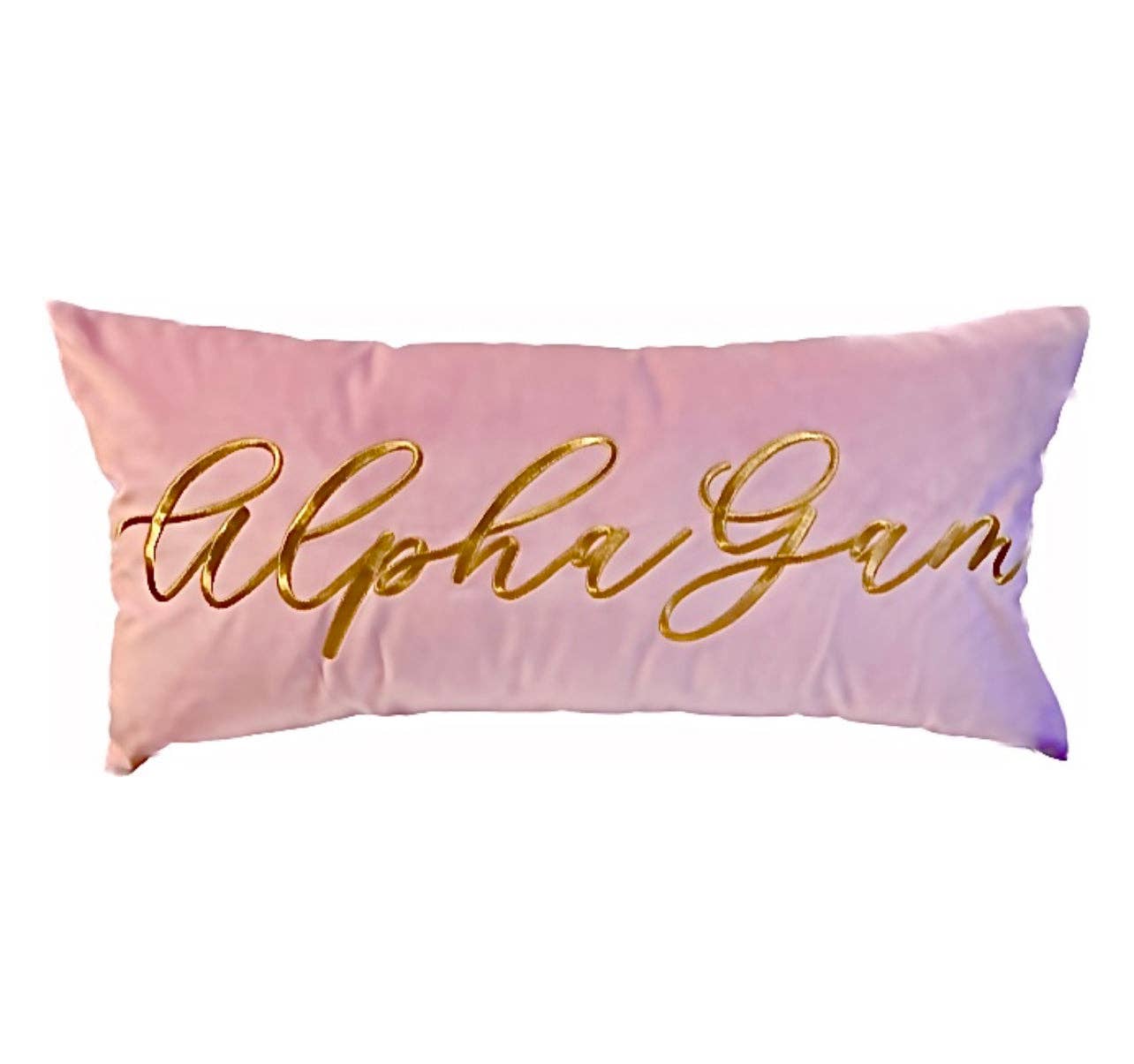 Over The Moon Greek - Wholesale Lumbar Pillow - Sorority VINTAGE VEGAS Embroidered Lumbar Pillow2