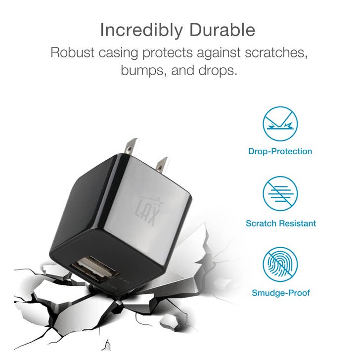LAX Gadgets - Wholesale Portable Charger - Ultra-Compact Dual USB Wall Charger – Retail Packaging17