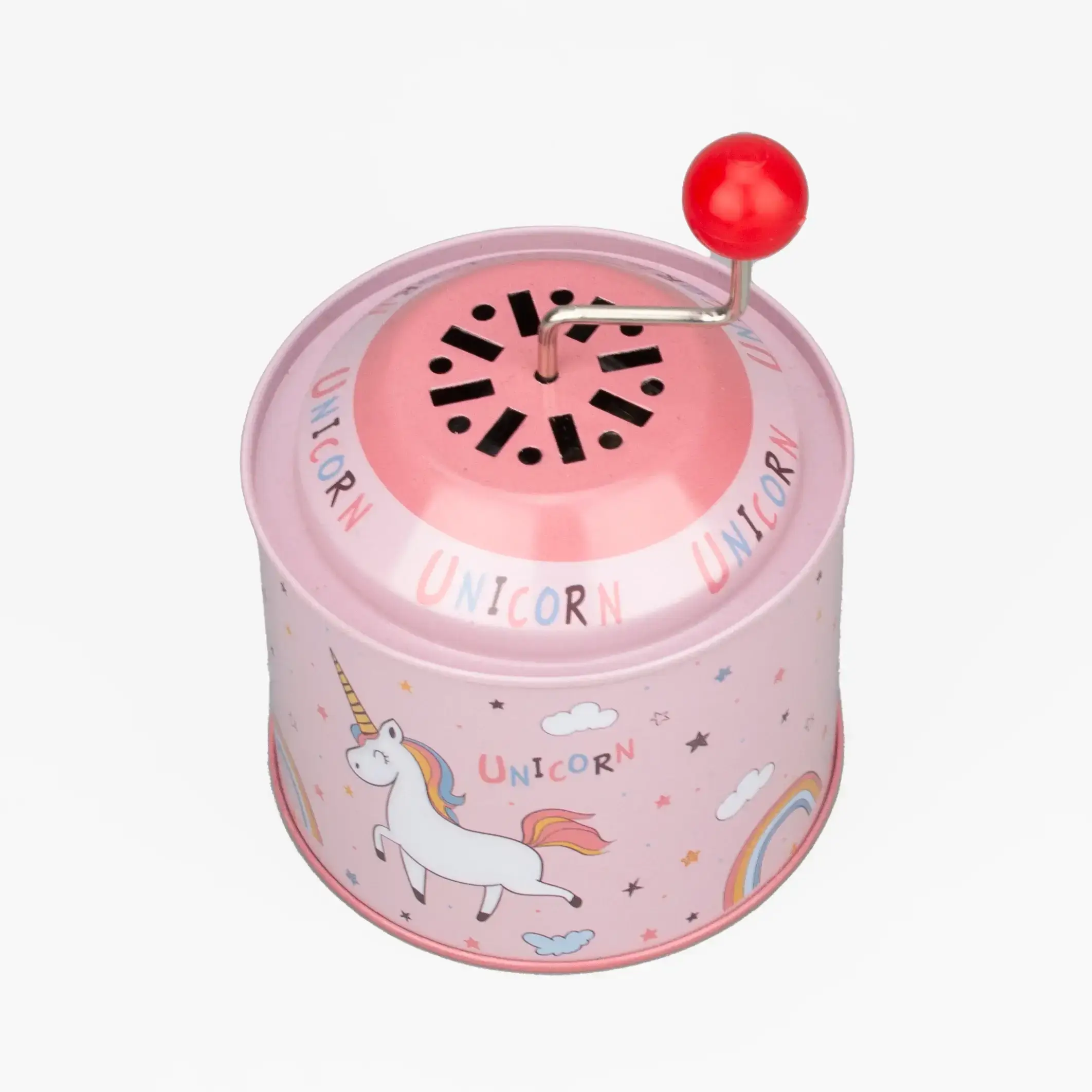 giftland - Vendita all'ingrosso Carillon - Bambini e neonati - Carillon a Manovella in Latta - Tema Unicorno1