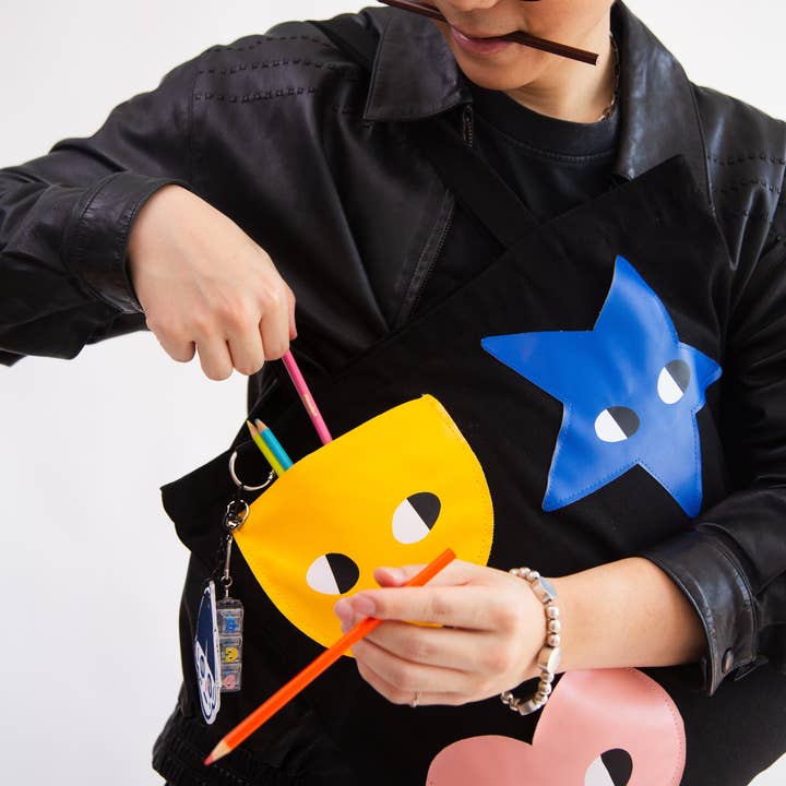 Karepango - Wholesale Tote Bag - Women's - SIDEKICK: Black pocket tote bag2