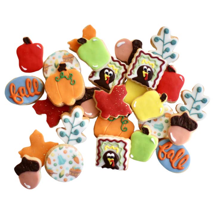 Sweet Sanctions LLC - Wholesale Cookie - Mini Fall Cookie Gift Box Set