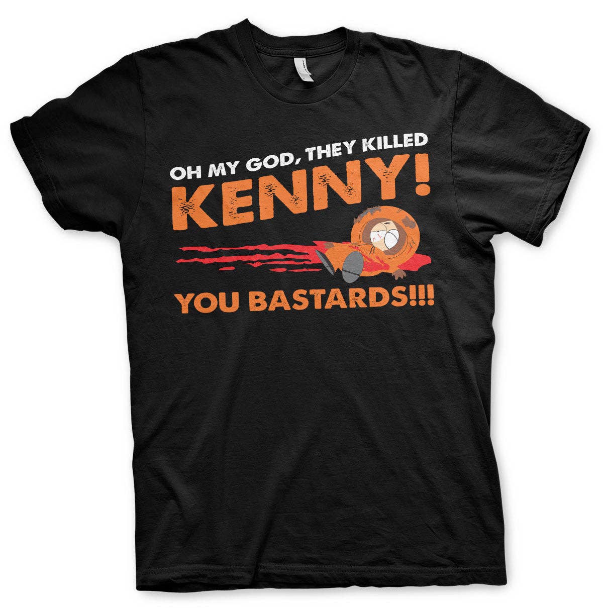 Black South Park - The Killed Kenny T-Shirt for wholesale on Faire0