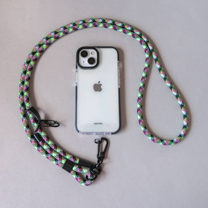 Correia de Telefone Ajustável com Cordão de Ombro Lime Berry por atacado de Talk and Tell
