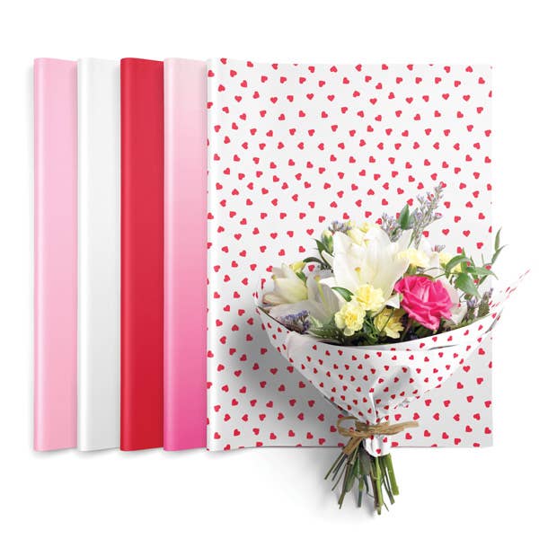 Waxed Floral Bulk Tissue Paper Sheets for wholesale by Nashville Wraps
