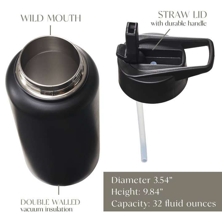 Avadir and Co - Wholesale Water Bottle - 32 Water Bottle in Matte