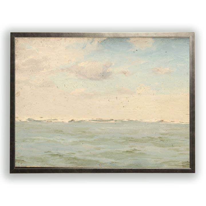 Vintage oil painting reproduction of landscape X for wholesale by Antique Curiosities Inc