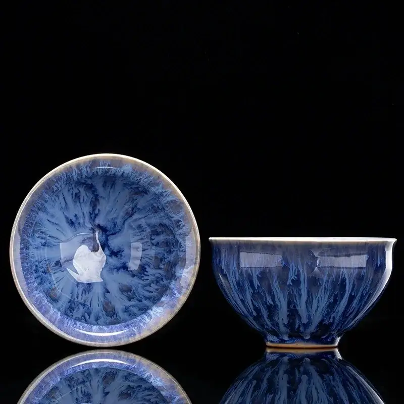 Otterware – wholesale Coffee/tea cup – Handmade Artisanal Tenmoku Glaze Tasting Cup (Single)20