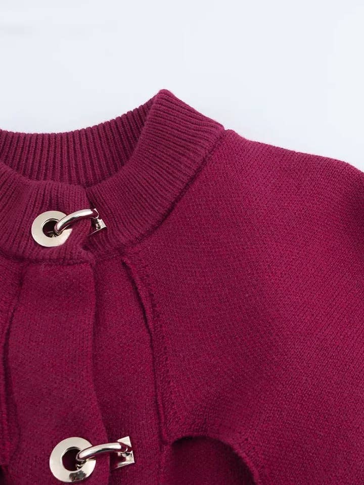 safistyle - Wholesale Coat - Women's - Cape Style Knit Coat4