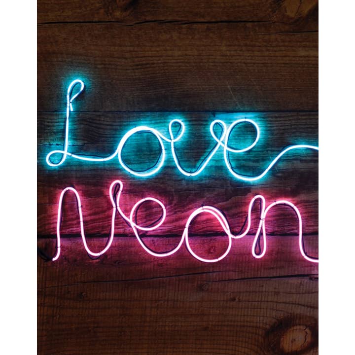 Iscream - Wholesale Neon Sign - Neon Effect Blue Light1