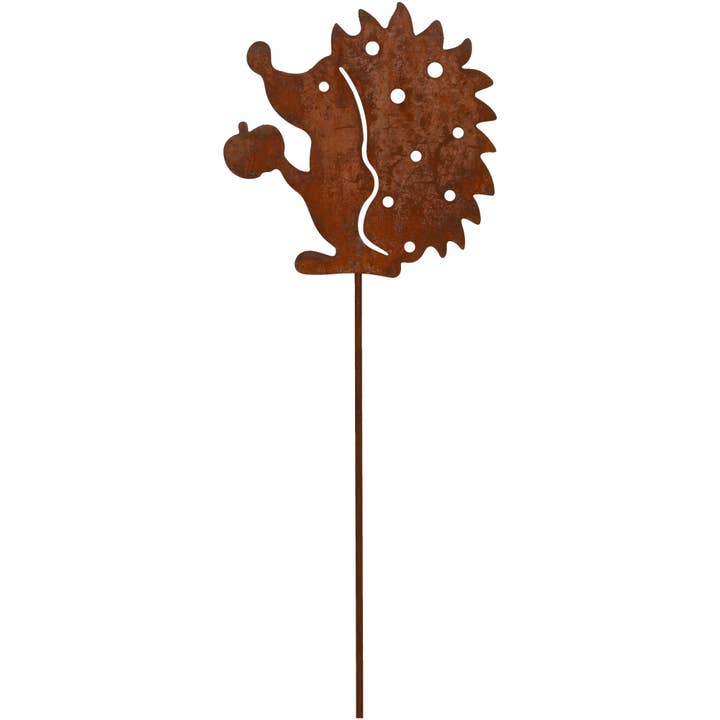 Tappo in metallo Tulo Hedgehog, L13cm, H13cm, ruggine per la vendita all'ingrosso da parte di Vosteen