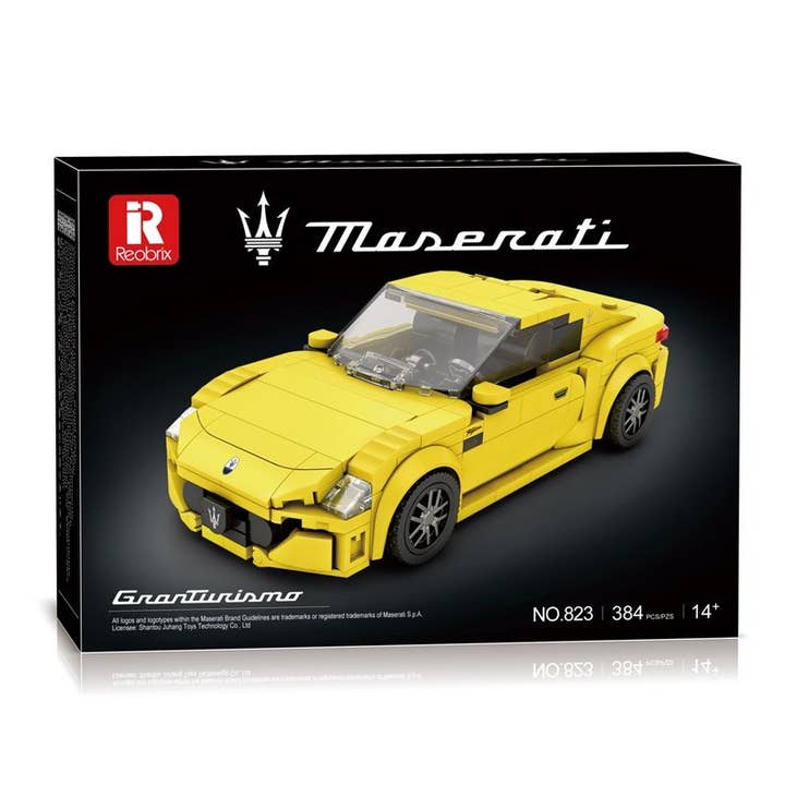 Sluban North America - Vente Voiture/camion miniature – enfant - ReoBrix - Voiture de sport Maserati Grand Turismo - B0823-A4