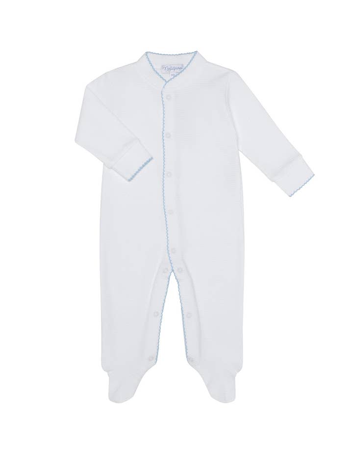 Nellapima - Wholesale Jumpsuit - Baby - White Bubble Baby Footie