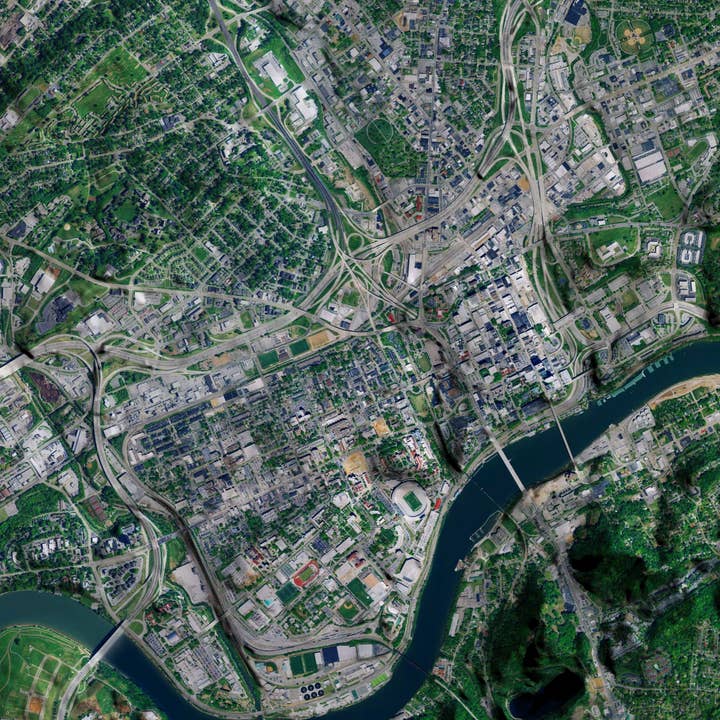 JACE.design - Wholesale Art Print - Knoxville TN Map Print Satellite4