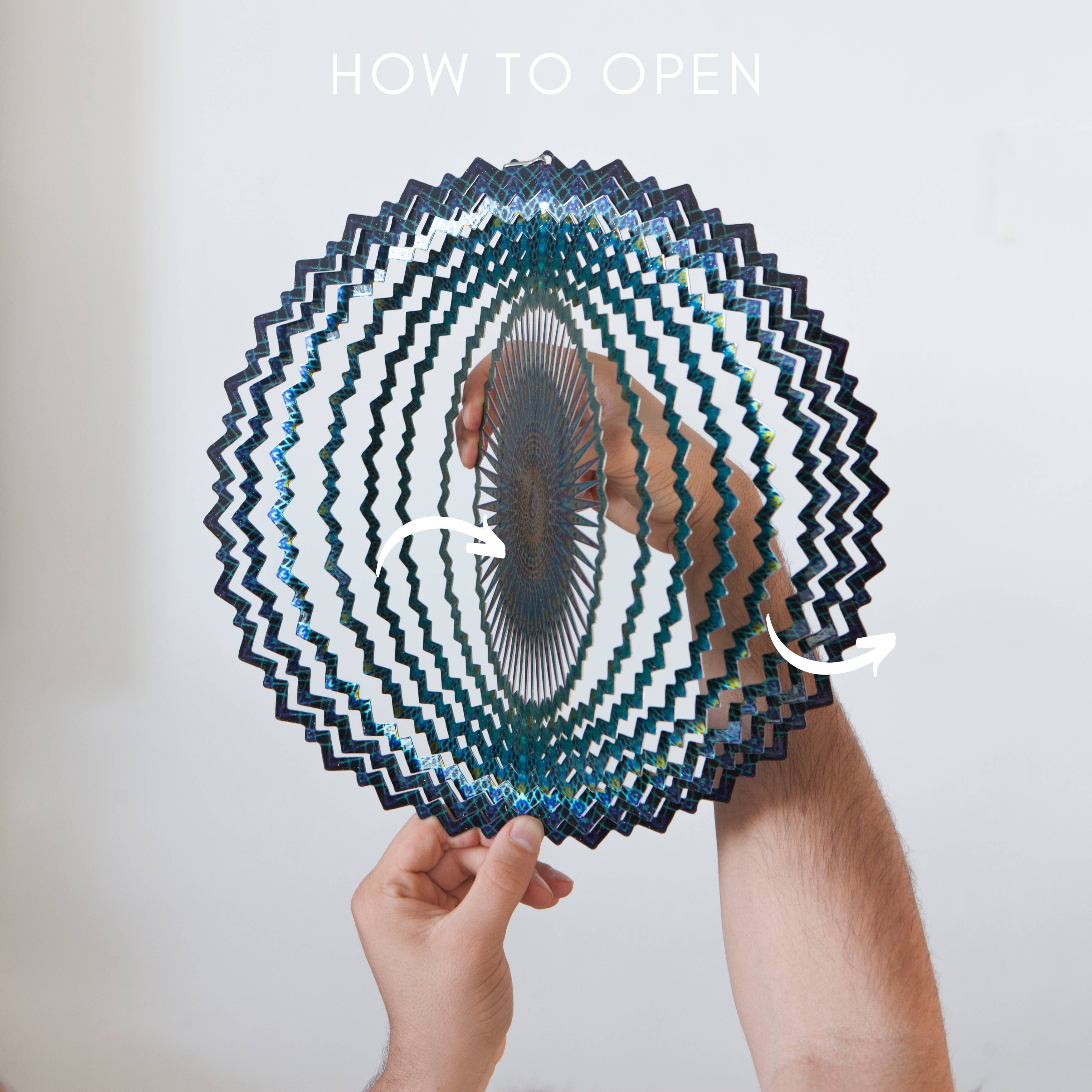 TWS Trading Limited – wholesale Wind spinner – 12'' Mandala Space Wind Spinner3