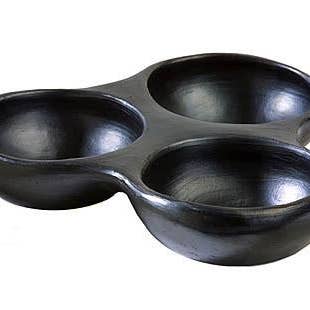 Chamba Triple Dishes for wholesale by Chamba Imports