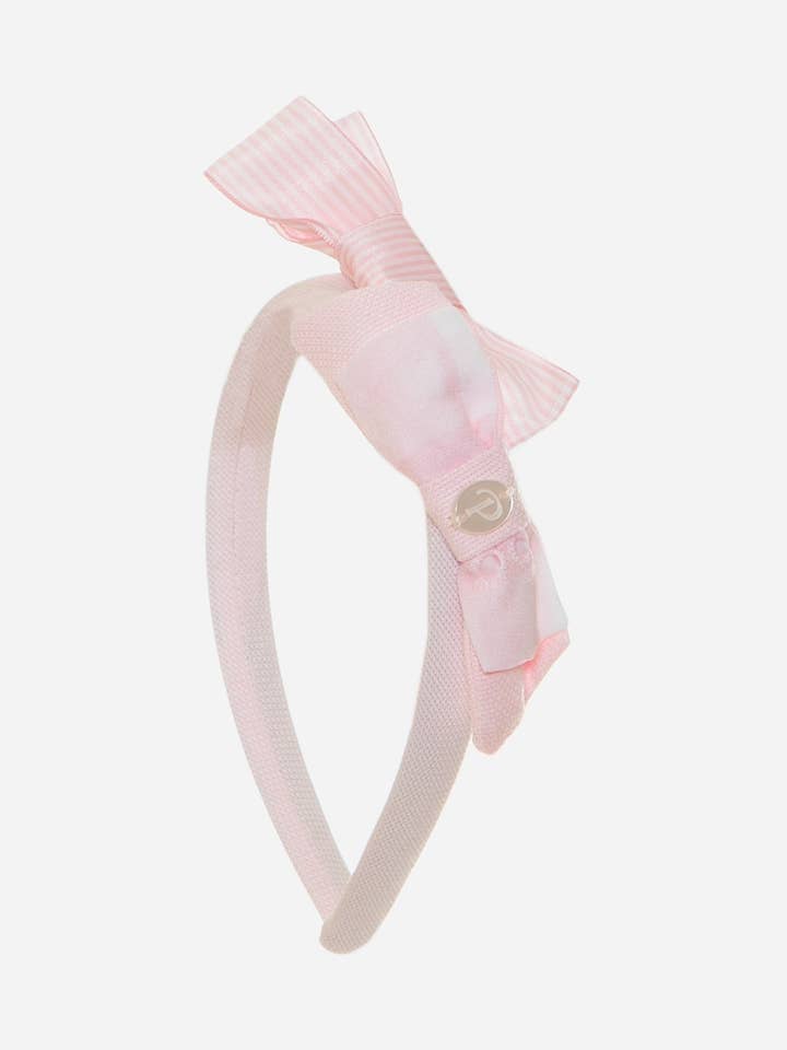 Navy Blue headband with bows for wholesale by Patachou