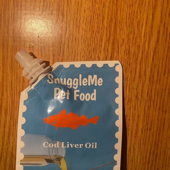 Snuggleme Huile de foie de morue pour chats et chiens pour la vente par Snuggleme