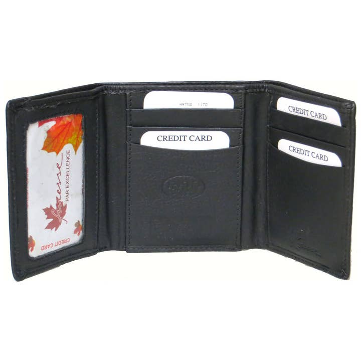 IGI CANADA - Wholesale Wallet - Men's - Genuine Cowhide Leather RFID Men's Trifold Wallet # 4670