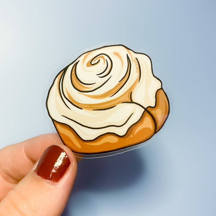 Cheeky Art Studio - Wholesale Sticker - Cinnamon Buns Vinyl Sticker1