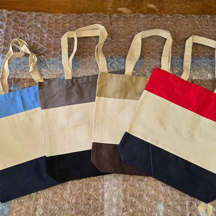 3C Etching - Wholesale Tote Bag - Women's - Custom Logo Market Tote w Vegan Leather Patch4