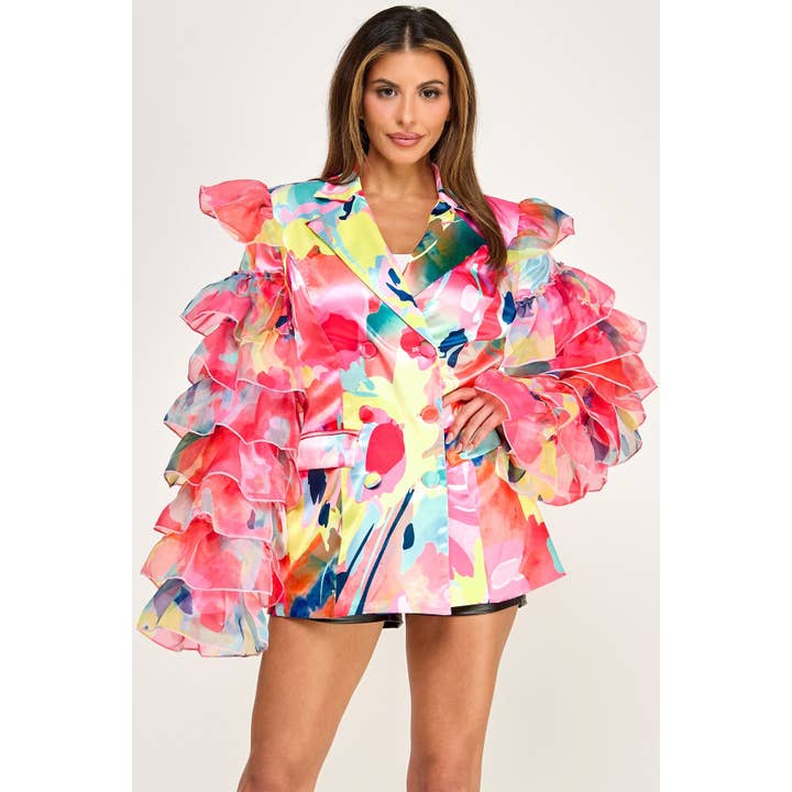 ARTISTE KAVLADE ÄRMAR KAVAJ för wholesale av Black Pearl Clothing