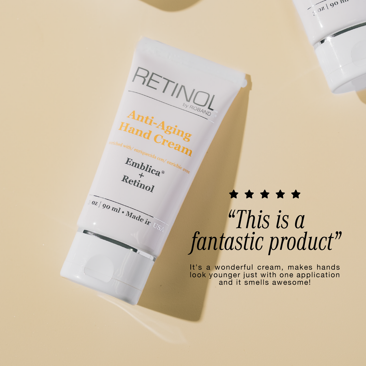 Retinol by Robanda - Vendita all'ingrosso Crema/lozione mani - Crema mani anti-età con Emblica® e Retinolo7