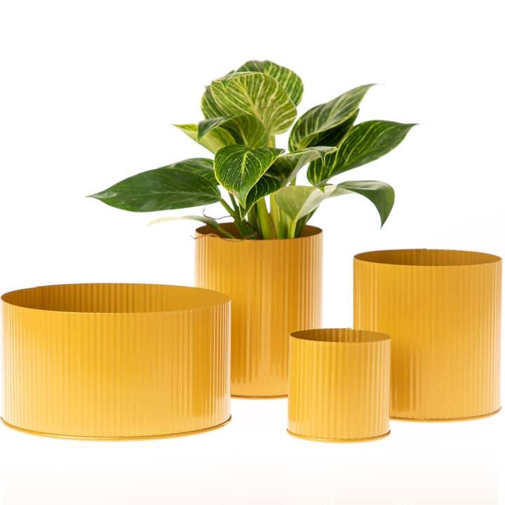 UNIMIX FLORAL – Engroshandel Vase – Tin Galvaniseret Pot Bryllup, Begivenhed & Hverdag 4.5 „x5.5"1