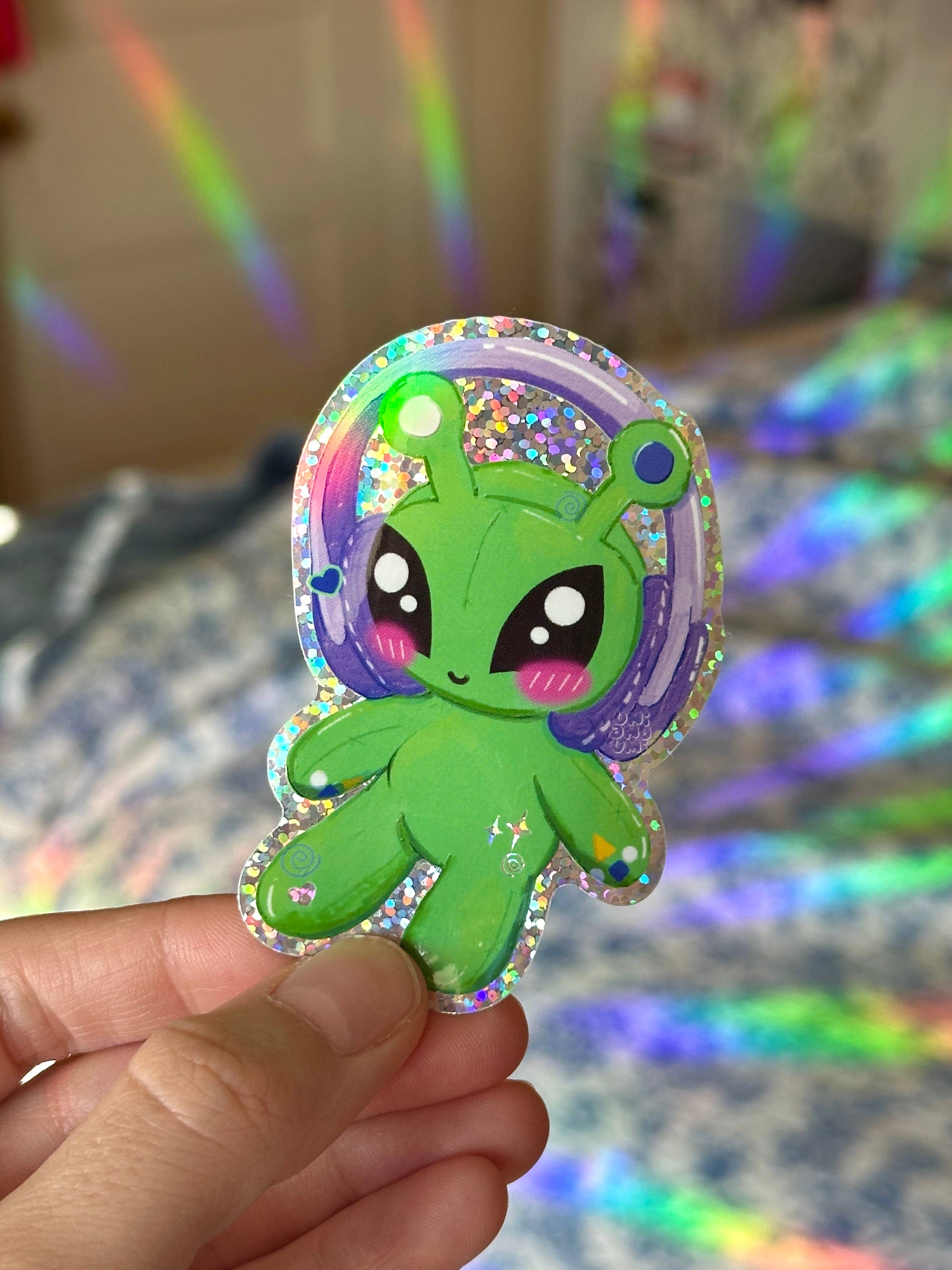 Uni & Umi - Wholesale Sticker - Alien Gleep Sticker | Y2K Trendy Headphones2